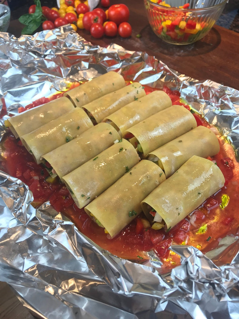 Mulay's Lasagna Rolls - Tin Foil Dinner