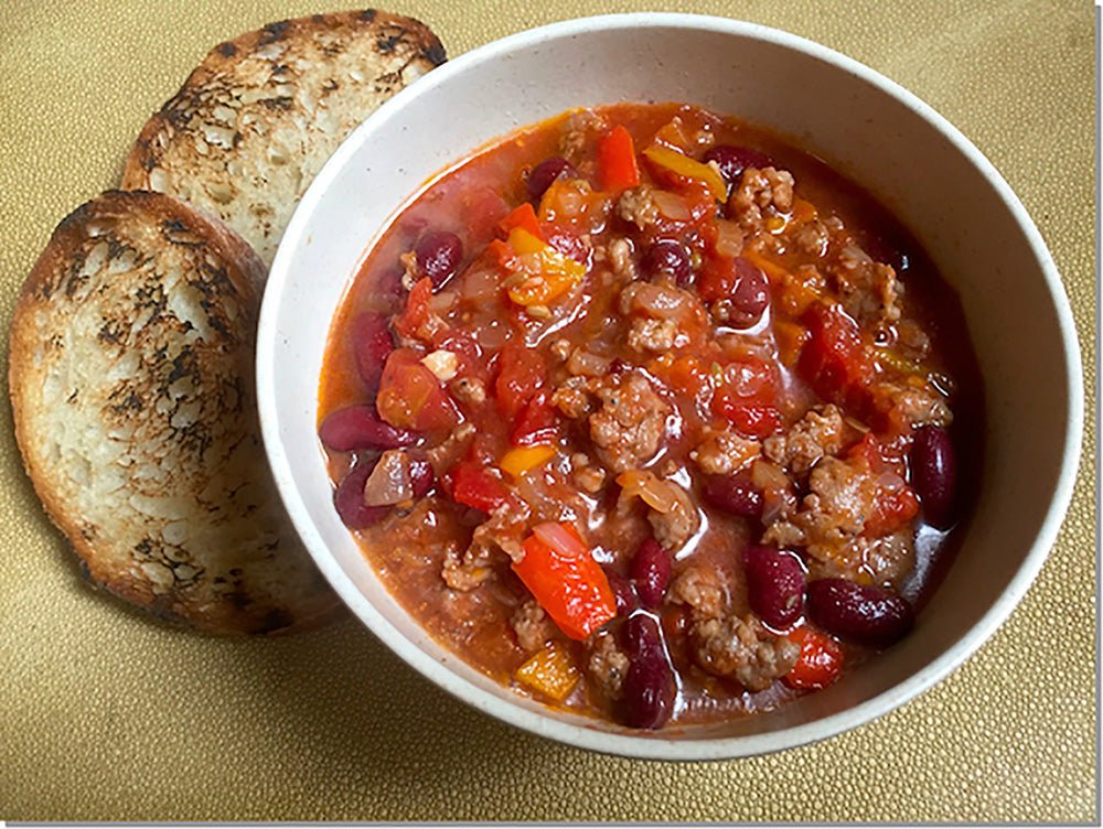 Paige's Spicy Sausage and Cauliflower Soup