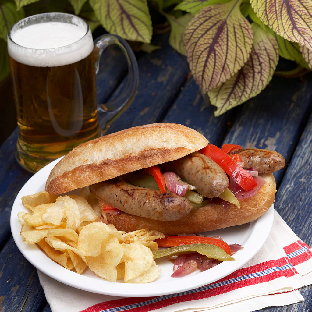 Sausage with Peppers and Onions