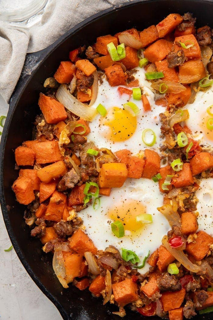 Mild Italian Sausage Sweet Potato Hash