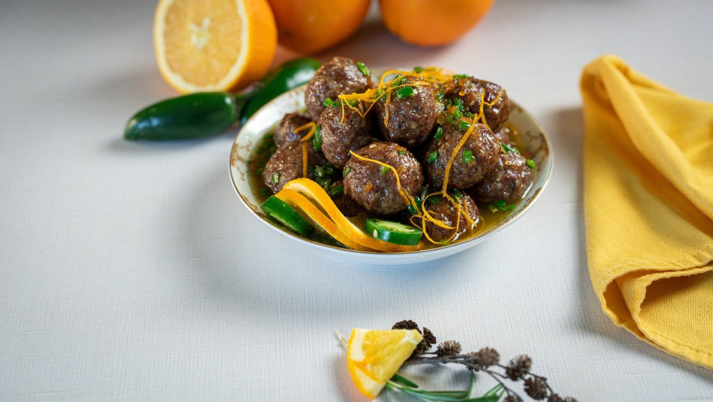 Orange Glazed Meatballs