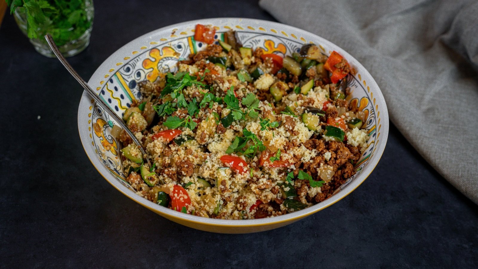 Chorizo Cous Cous Salad
&ndash; Mulay's Sausage
