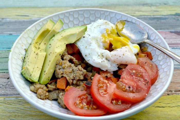 Cavegirl's Sausage Breakfast Bowl
