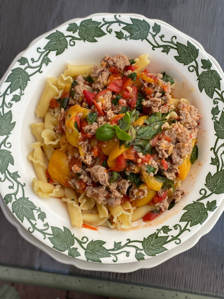 Peachy Summer Bolognese