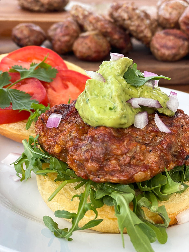 Chorizo Burgers