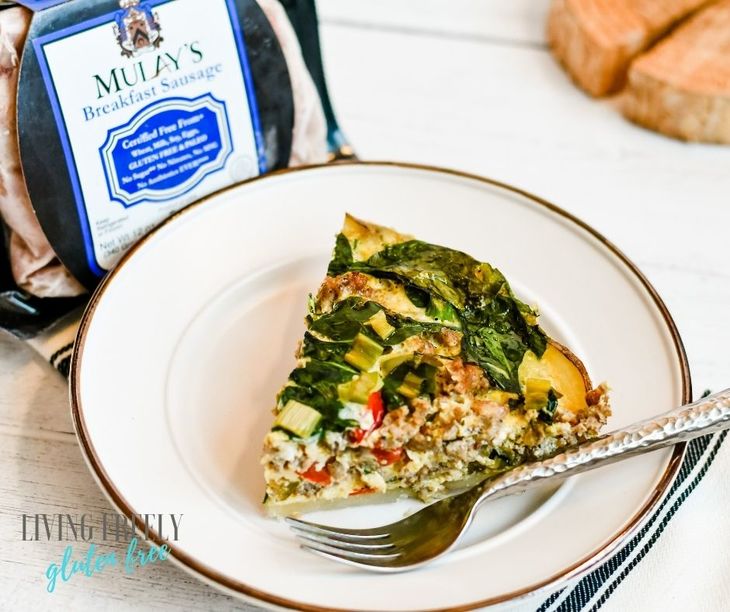 Spinach and Sausage Frittata