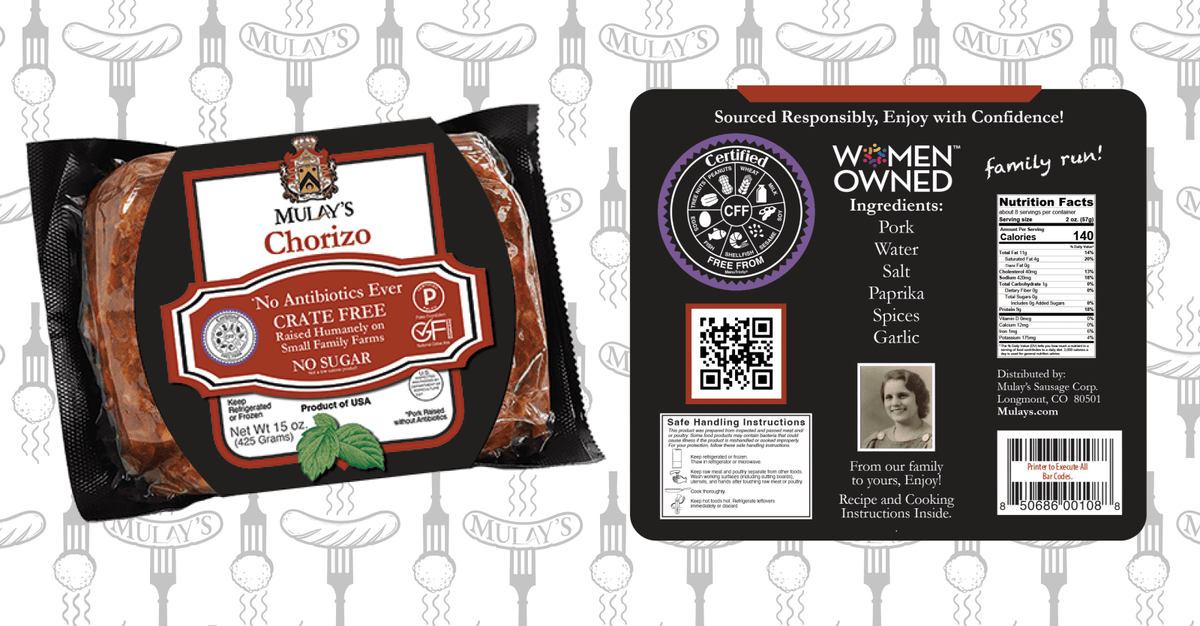 Mulay's Chorizo Ground Sausage, 15 Ounce